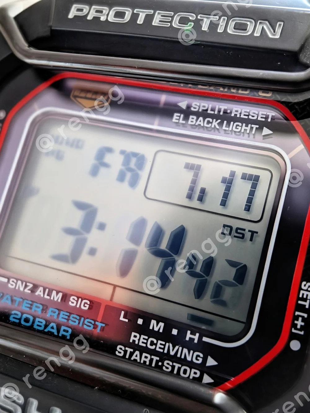 Casio Black G-Shock Digital Tough Solar Watch Atomic Multifunction 200M